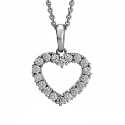 David-Andersen Kun Anheng-Anheng, Diamanthjerte, 1,00 Ct