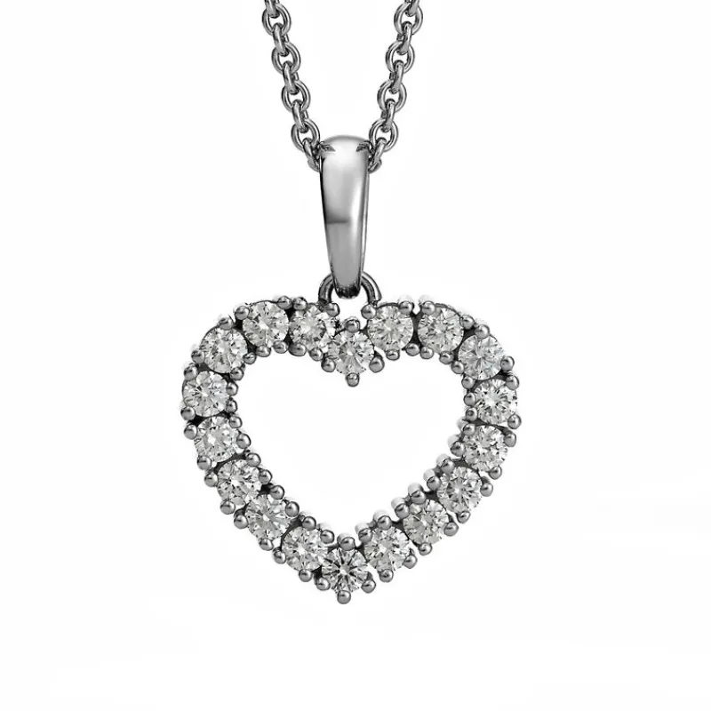 David-Andersen Kun Anheng-Anheng, Diamanthjerte, 1,00 Ct