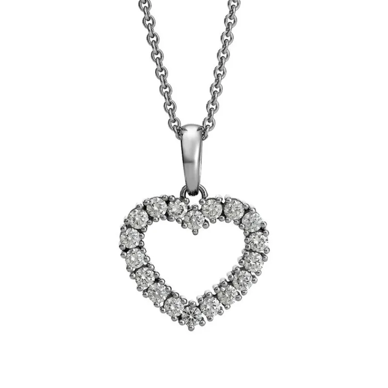 David-Andersen Kun Anheng-Anheng, Diamanthjerte 0,50 Ct