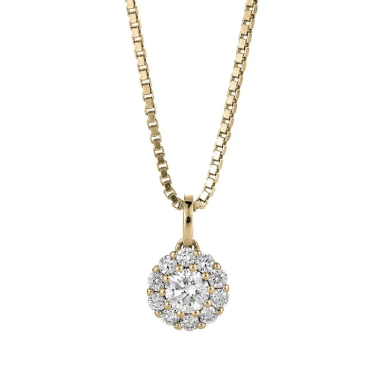 David-Andersen Kun Anheng-Anheng, Rosett Med Diamanter 0,50 Ct