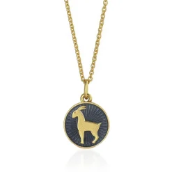 David-Andersen Anheng Med Kjede-Anheng, Stjernetegn Steinbukk Midnattsbla 22.12 - 20.01