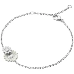Georg Jensen Sølvarmbånd-Armbånd, Daisy Hvit