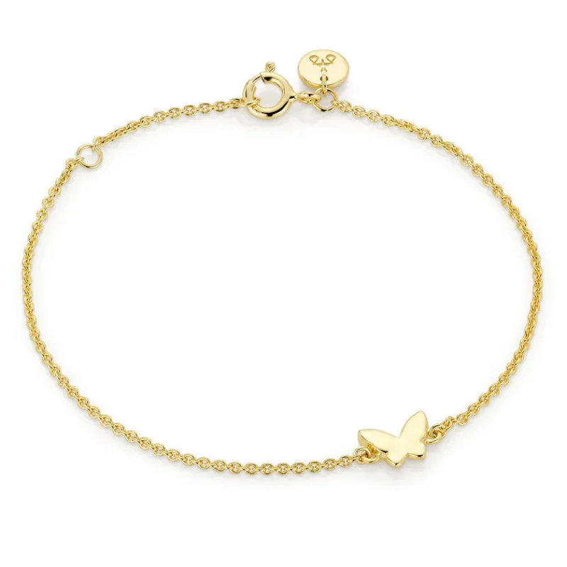 David-Andersen Sølvarmbånd-Armbånd, Lykke Sommerfugl