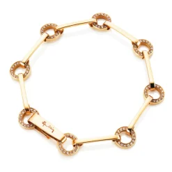 Efva Attling Gullarmbånd-Armbånd, Ring Chain & Stars