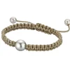 Gellner Perlearmbånd-Armbånd, Sand Makrame Med Tahitiperler