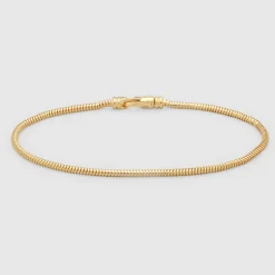 Tom Wood Armbånd-Armbånd, Snake Slim Gold