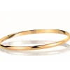 David-Andersen Gullarmbånd-Armring, Buet Massiv 4 Mm