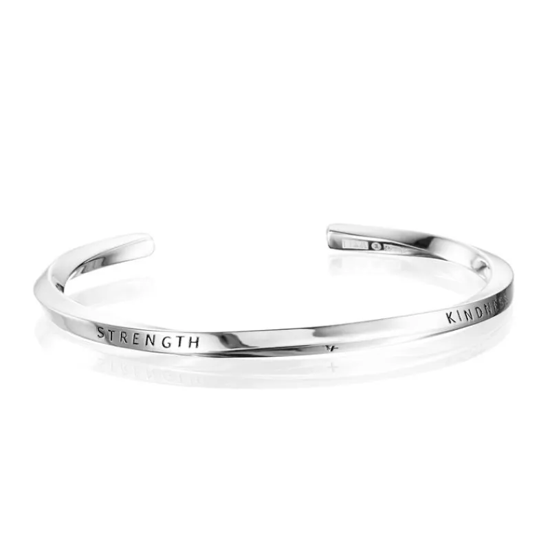 Efva Attling Sølvarmbånd-Armring, Strength & Kindness