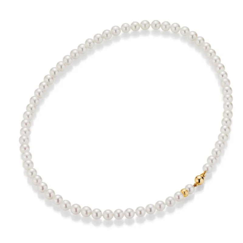 Gellner Halssmykker Med Perle-Kjede, Akoyaperler 6-6,5 Mm