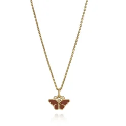 David-Andersen Anheng Med Kjede-Kjede Barn, Sommerfugl Rod Mini