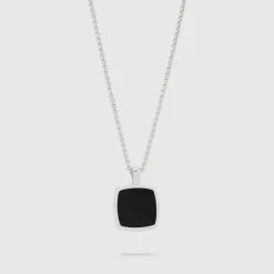 Tom Wood Halssmykker-Kjede, Cushion Onyx