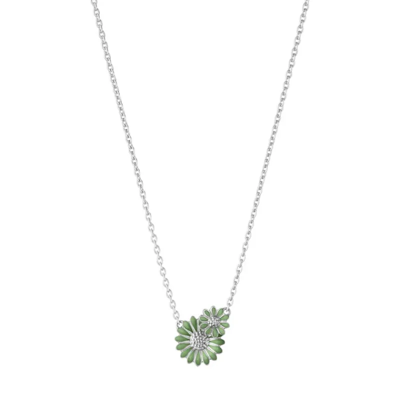Georg Jensen Halssmykker I Gull-Kjede, Daisy Gronn