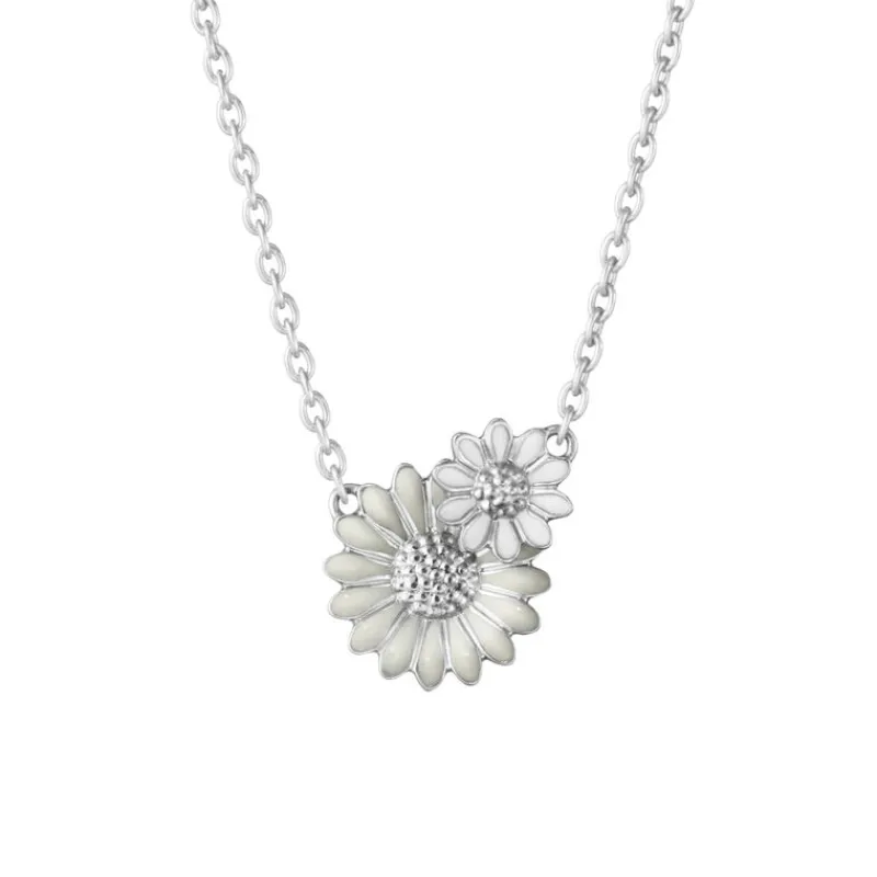 Georg Jensen Anheng Med Kjede-Kjede, Daisy Hvit