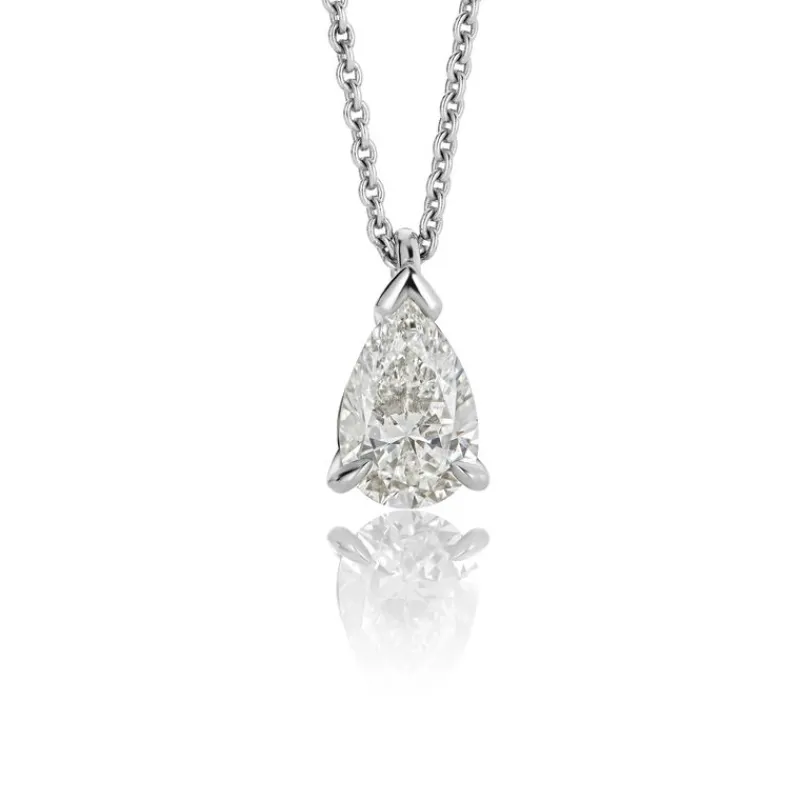 David-Andersen Anheng Med Kjede-Kjede, Diamant (1,00 Ct)