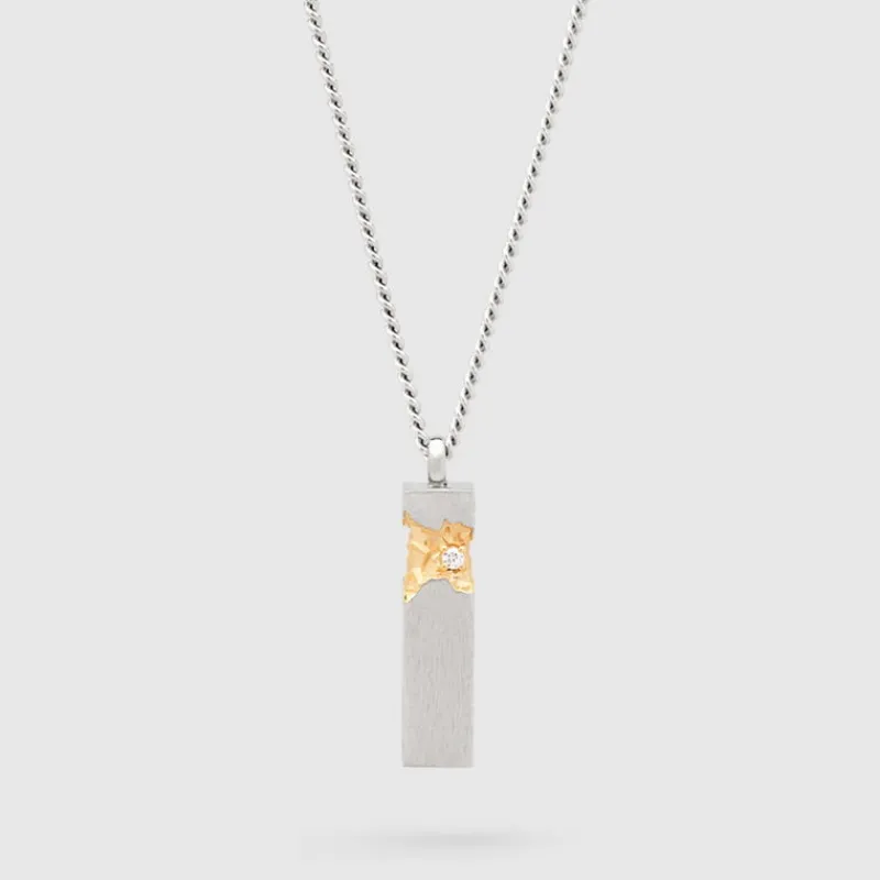 Tom Wood Konfirmasjongave Til Gutter-Kjede, Mined Cube Pendant