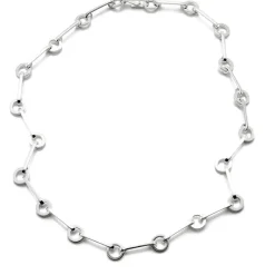 Efva Attling Halssmykker I Sølv-Kjede, Ring Chain