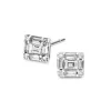 David-Andersen Gulløredobber-Orepynt, Baguett- Og Brilliantslipte Diamanter 0,35 Ct