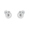 Georg Jensen Sølvøredobber-Orepynt, Daisy Hvit