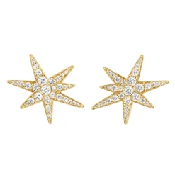 Ole Lynggaard Copenhagen Diamantøredobber-Orepynt, Funky Stars Medium