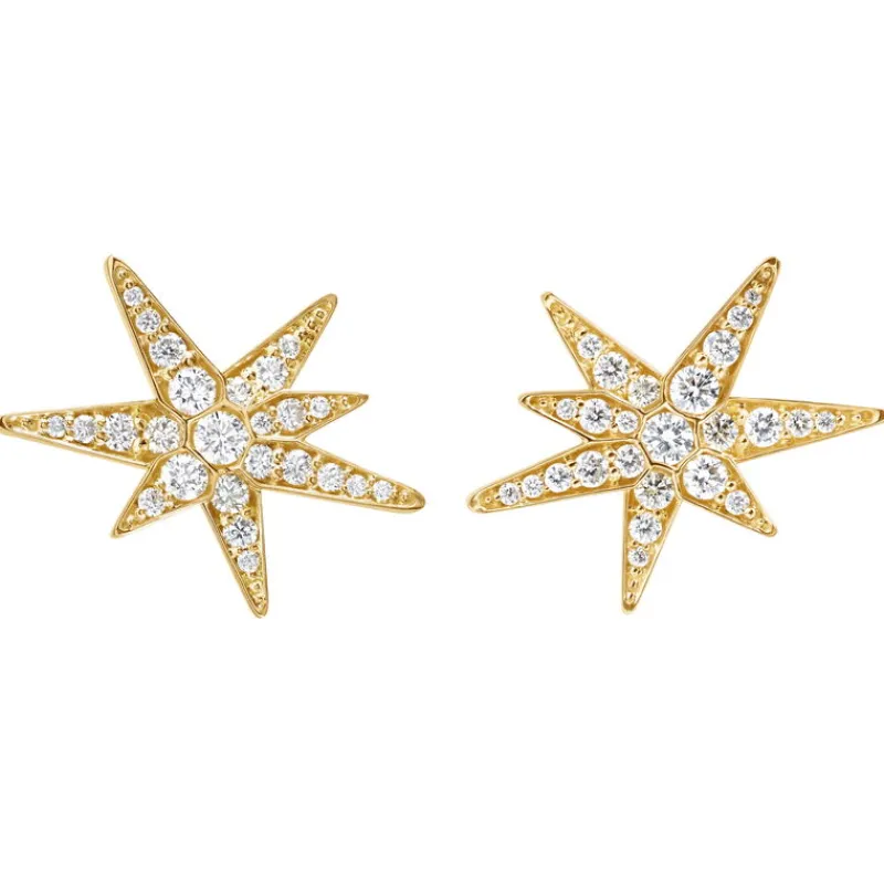 Ole Lynggaard Copenhagen Diamantøredobber-Orepynt, Funky Stars Sma