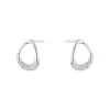 Georg Jensen Sølvøredobber-Orepynt, Offspring Med Diamanter