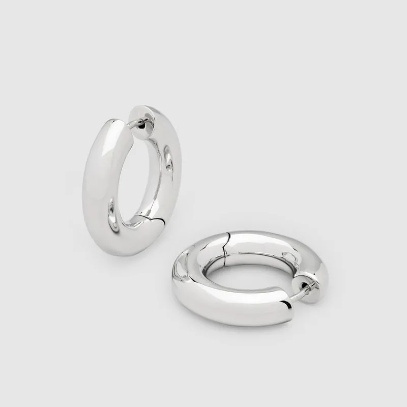 Tom Wood Konfirmasjongave Til Gutter-Øreringer, Chunky Hoops Medium