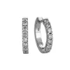 David-Andersen Gulløredobber-Øreringer, Diamanter 1,00 Ct