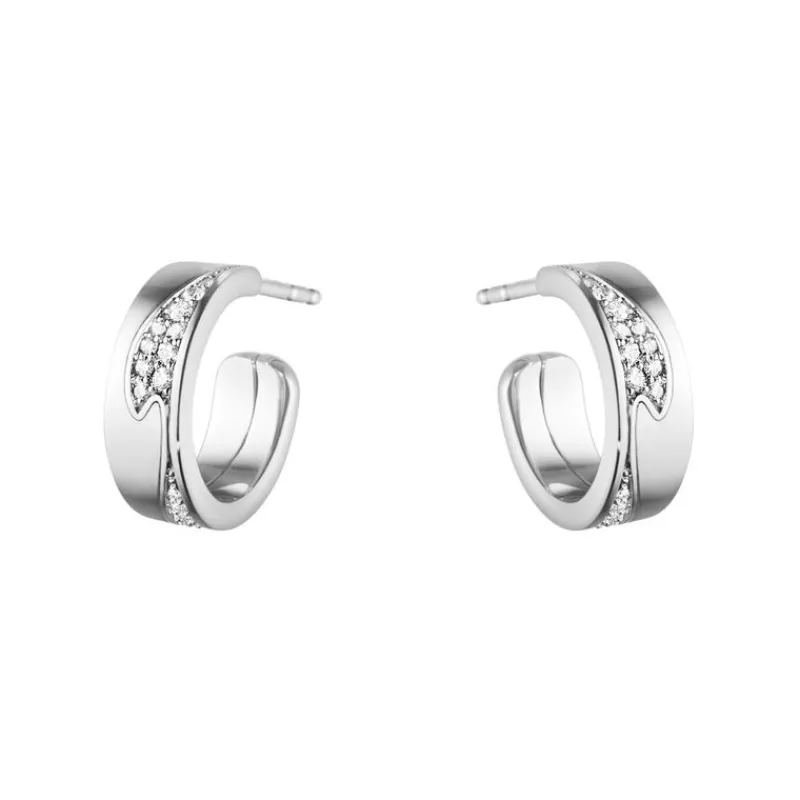 Georg Jensen Gulløredobber-Øreringer, Fusion (Sma)