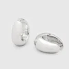 Tom Wood Sølvøredobber-Øreringer, Ice Hoops Large