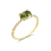 Nanis Gullringer-Ring, Dancing Tourmalines Gronn