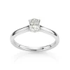 David-Andersen Diamantringer-Ring, Enstens Ovalslipt Diamant 0,50 Ct