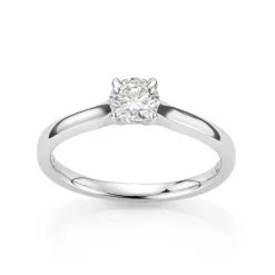David-Andersen Diamantringer-Ring, Enstens Rund Brilliantslipt Diamant 0,50 Ct