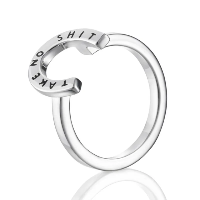 Efva Attling Sølvringer-Ring, Little Take No Shit