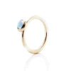 Efva Attling Gullringer-Ring, Love Bead Topas