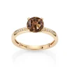David-Andersen Gullringer-Ring, Rokkvarts Og Diamanter