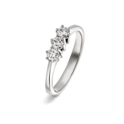 David-Andersen Diamantringer-Ring, 3-Stens (0,45 Ct)