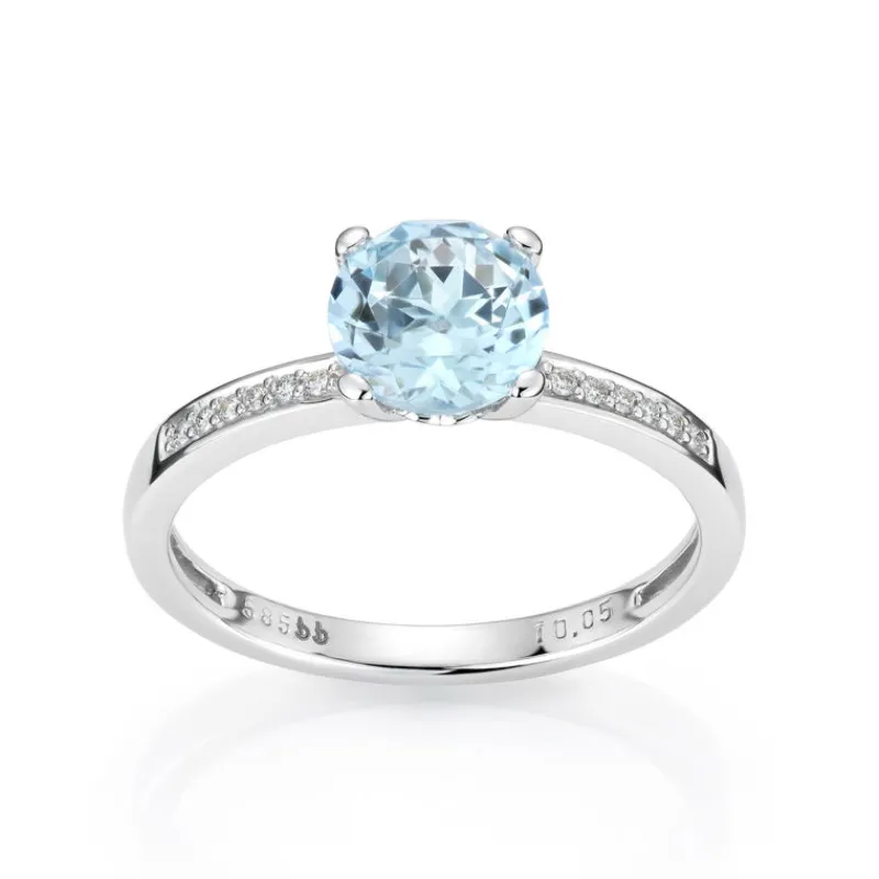David-Andersen Gullringer-Ring, Topas Og Diamanter
