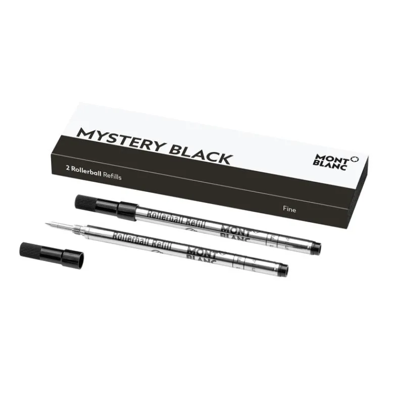 Montblanc Notatbøker-Rollerball Refills (F) Mystery Black