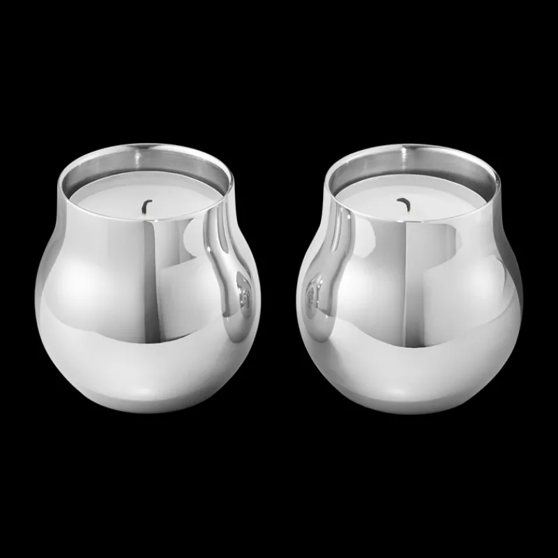 Georg Jensen Home Lysestaker-Telysholder, Cafu 2 Stk