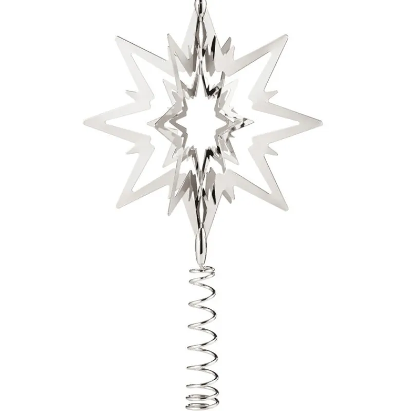Georg Jensen Home Julepynt-Toppstjerne, Palladiumbelagt Stor