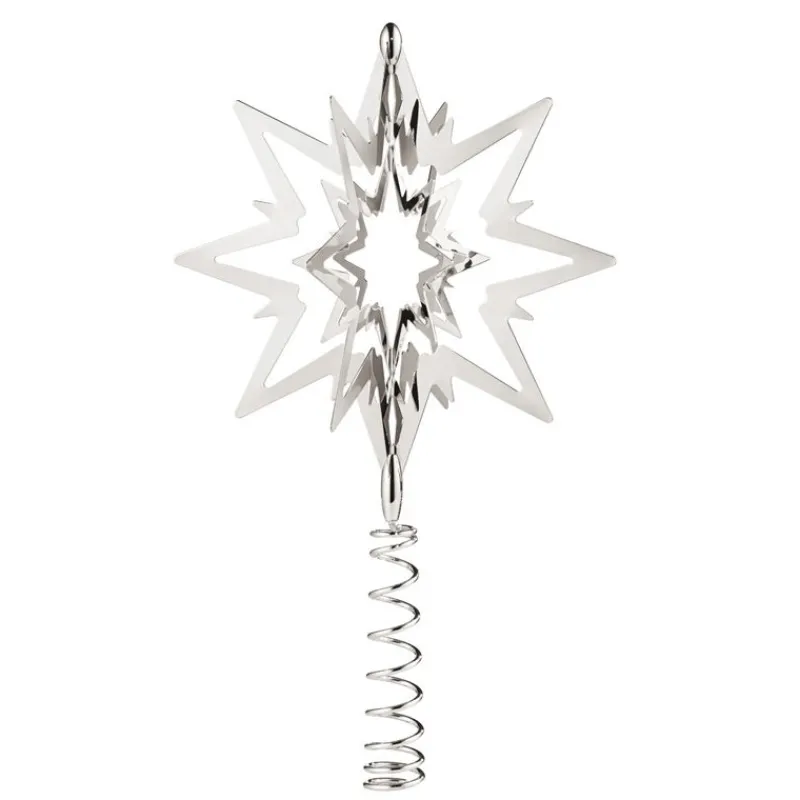 Georg Jensen Home Julepynt-Toppstjerne, Palladiumbelagt Liten